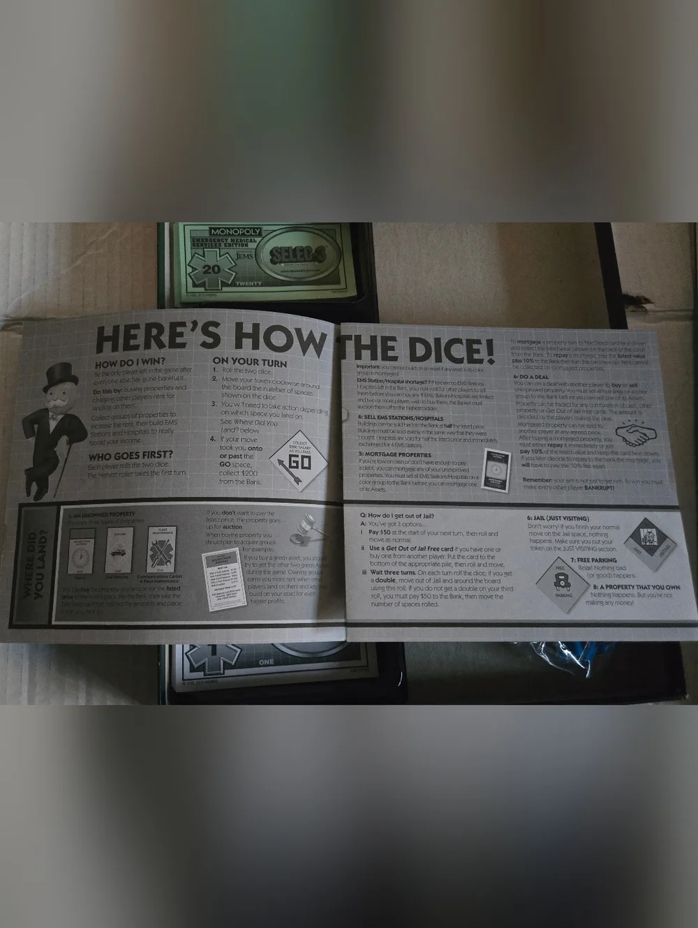 MONOPOLY: Emergency Medical Services Edition Board Game (Jems) - Picture 11 of 15